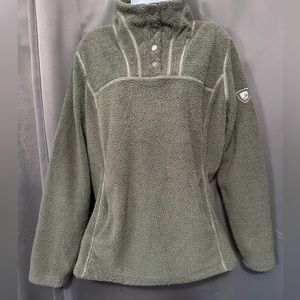 KUHL Avalon Fleece Pullover - Sage Green- Women's XL